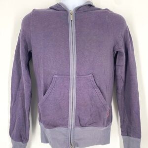 Vintage Hard Tail Purple Hoodie – Size S – Bamboo/Cotton Blend – Y2K Era